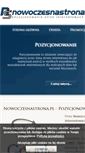 Mobile Screenshot of nowoczesnastrona.pl